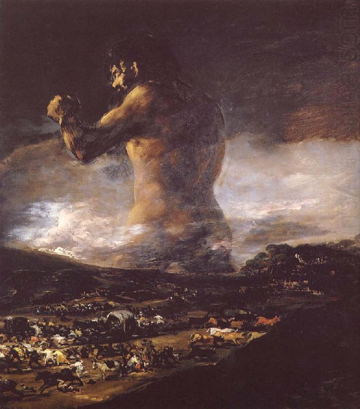 Colossus, Francisco Goya